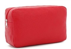 PVC leather cosmetic bag with zipper