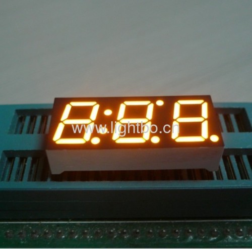 Triple digit 0.39 ( 10mm) common anode ultra white 7 segment led display for Instrument Panel