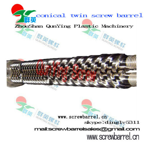 china double and twin screws and barrels conical for PP PVC ABS pipe extruder screw barrel