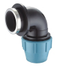 pp compression fittings pp female elbow irrigation system supplier plastic pipe fittings