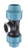 pp compression fittings pp female tee irrigation system supplier plastic pipe fittings