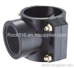 pp compression fittings pp clamp saddle irrigation system supplier plastic pipe fittings