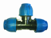 pp compression fittings pp tee irrigation system supplier plastic pipe fittings