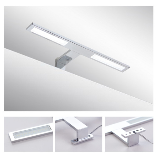 Italy Modern design chrome aluminum 300mm bathroom mirror led light /6W bathroom mirror lamp CE ROHS IP44 110V/220V AC