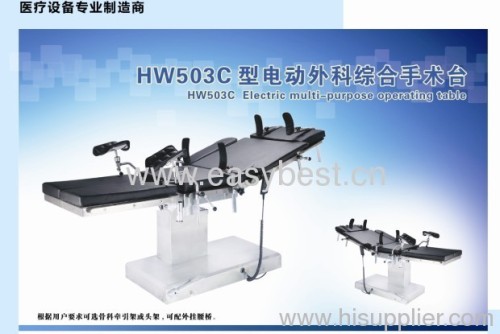 Motor control-style comprehensive surgical operating table