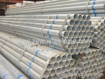 API5L Hot dipped galvanized seamless steel pipes