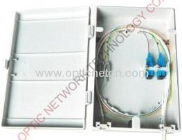 Indoor 4 fibers min. Fiber Optic Termination Box Small Terminal Box Fiber Termination Unit Fiber Optic Splitter Box