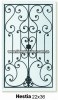 Wrought Iron Insert for Entry Doors