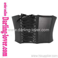 Sexy Lace-Up Black Corset