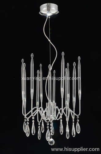 Modern LED Glass chandelier with high power LED