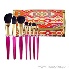 Deluxe 7pcs Travel Makeup Brushes with Purple handle