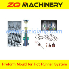 Plastic bottle cap mould with hot runner system