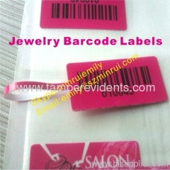 Custom barcd Jewelry Labels,Spacing adhesive Jewelry Labels with sequence numbers