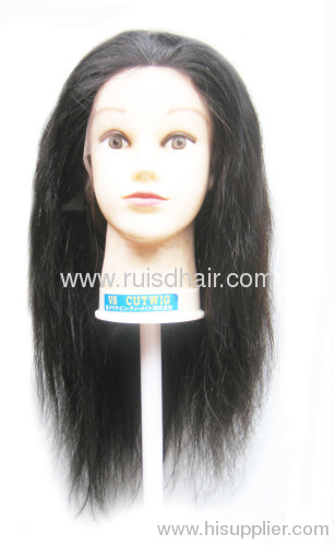 100% human virgin remy indian full lace wig