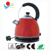stainless steel kettle with spray red color