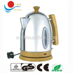 wooden handle stainless steel kettle