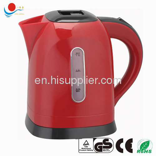 cordless electric plastic kettle 1.5L