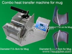 Combo heat transfer machine for mug