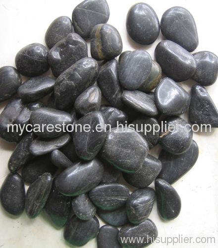 offer black pebbles tiles