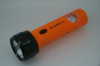 Red rechargeable LED plastic torch