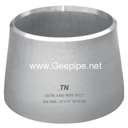 DIN stainless steel butt welded seamless concentric reducer