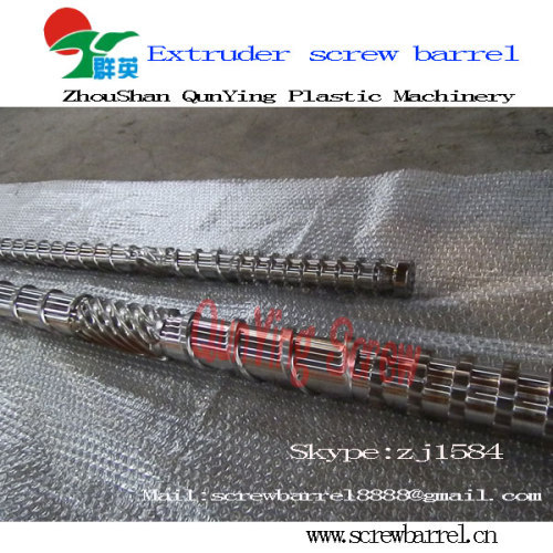 extruder bimetallic barrel screw