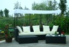 Patio wicker chairs and recliners