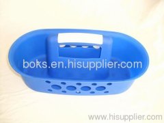 plastic bath baskets with handle