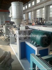 PE carbon spiral reinforcing pipe extrusion line