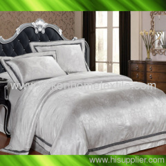 Jacquard silk bed sheet