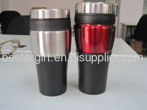 Plastic and Stainless Steel Mug