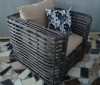 2013 New Outdoor big round wicker furniture garden sofa set lounge style