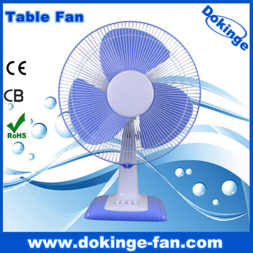 new PP body 16 inch electric table fan with 120pcs grill