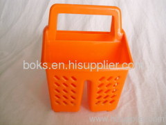 mini household plastic basket with handle