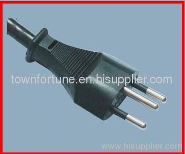 Swiss 3 pins plug with cord