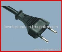 Swiss 2 pins power cord