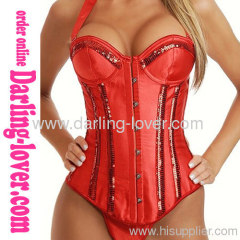 Red New Sexy Lingerie Corset