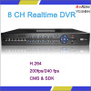 2 pcs USB H.264 8 Channel Realtime Coms DVR Camera