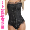 Sexy Black Lace-up Fashion Corset