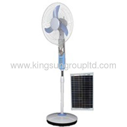 Portable 16 Inch Rechargeable Solar Fan