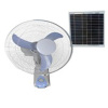 Cooling Solar Fan - 16 Inch rechargeable solar wall fan