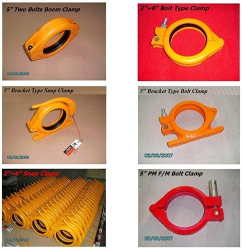 concrete pump snap clamp