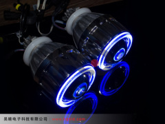 2.5 inch HID Bi-xenon projector lens light with Angel eyes