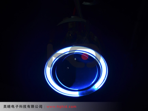 2.5 inch motorcycle Bi-xenon projector lens light with Angel eyes