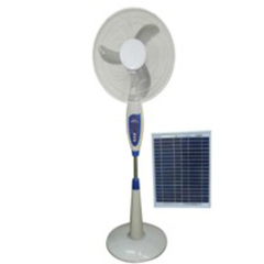 Rechargeable Solar Fan With LED Lighting