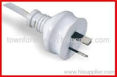 10A SAA 2 pins non-rewirable plug with cords