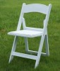 PP foldable tiffany white chairs