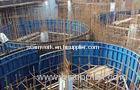 High Bearing Capacity Safe Steel Curve Concrete Wall Formwork