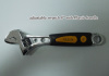 adjustable wrench 8&quot; with plastic handle