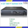 3G And Wifi 4 Channel 1080 P realtime H.264 ONVIF protocol Ptz Cctv DVR
